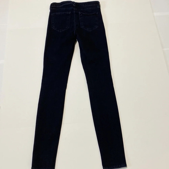 L'AGENCE Dark Wash Blue Marguerite Skinny High Rise Jeans Size 24 - Picture 5 of 6